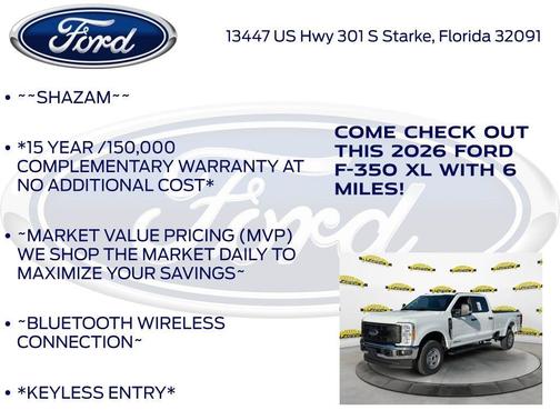 Oxford White 2026 Ford F-350 XL