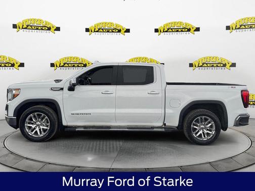 Summit White 2021 GMC Sierra 1500 SLT