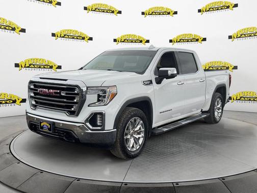 Summit White 2021 GMC Sierra 1500 SLT