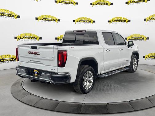 Summit White 2021 GMC Sierra 1500 SLT