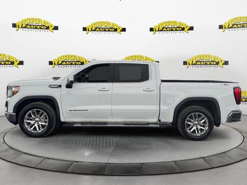 Summit White 2021 GMC Sierra 1500 SLT