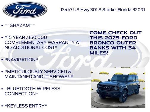 2025 Ford Bronco Outer Banks