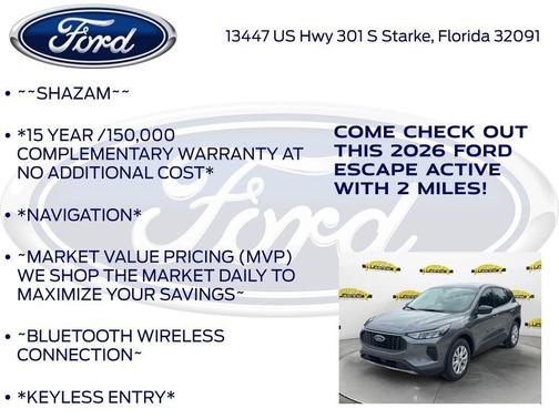 2026 Ford Escape Active