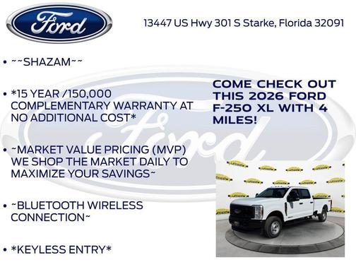 Oxford White 2026 Ford F-250 XL