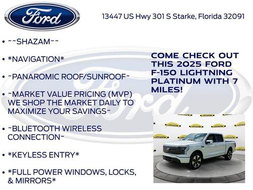 2025 Ford F-150 Lightning Platinum