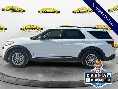 White Metallic 2025 Ford Explorer Active