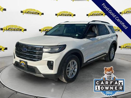 White Metallic 2025 Ford Explorer Active
