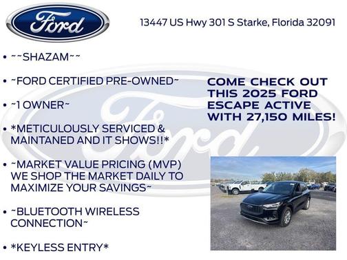 2025 Ford Escape Active