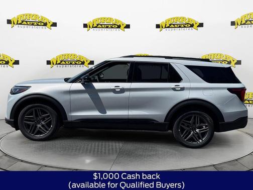 Space White Metallic 2026 Ford Explorer ST
