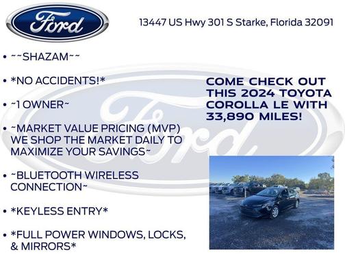 2024 Toyota Corolla LE