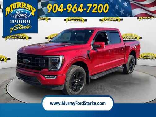 Red Metallic 2023 Ford F-150 Lariat