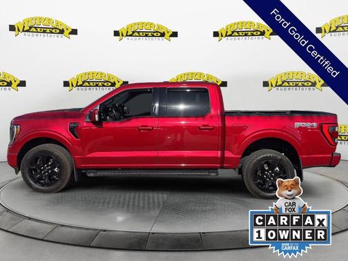 Red Metallic 2023 Ford F-150 Lariat