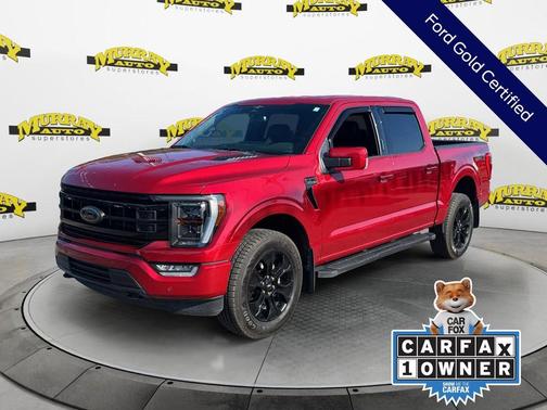 Red Metallic 2023 Ford F-150 Lariat
