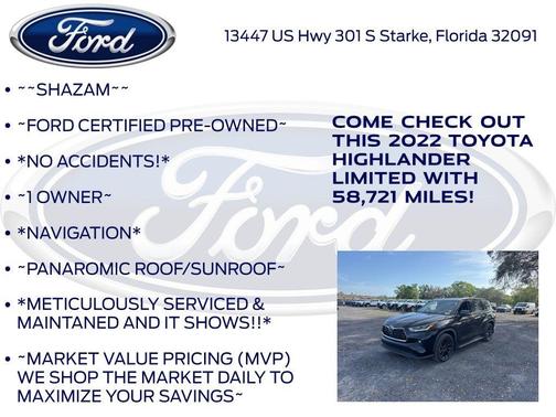 Moon Dust 2022 Toyota Highlander Limited