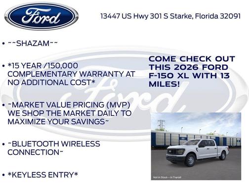 Oxford White 2026 Ford F-150 XL