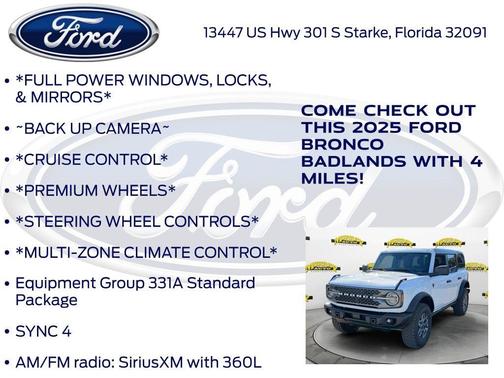 2025 Ford Bronco Badlands