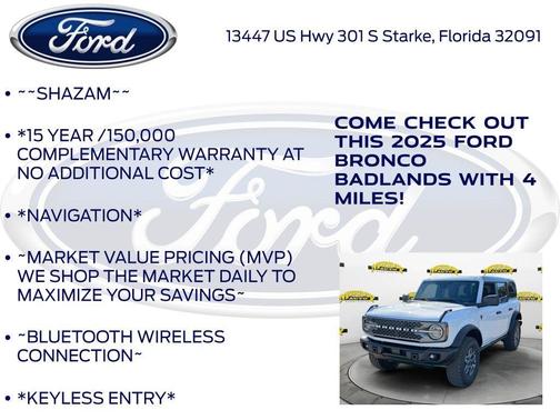 2025 Ford Bronco Badlands