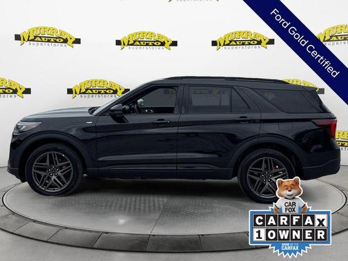 Black Metallic 2025 Ford Explorer ST-Line