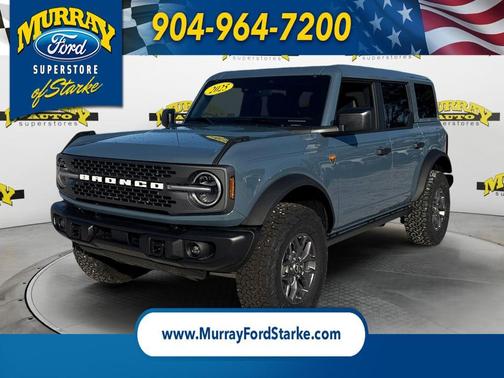 Azure Gray Metallic 2025 Ford Bronco Badlands SUV