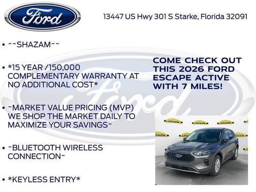 2026 Ford Escape Active