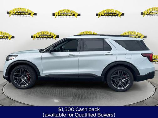 Space White Metallic 2026 Ford Explorer ST-Line