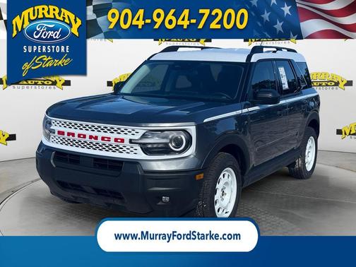 Carbonized Gray Metallic 2025 Ford Bronco Sport Heritage SUV