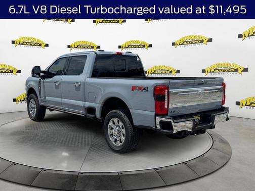 Glacier Gray Metallic 2026 Ford F-350 King Ranch