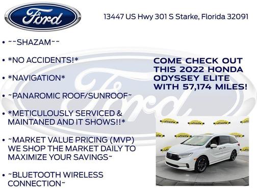 2022 Honda Odyssey Elite