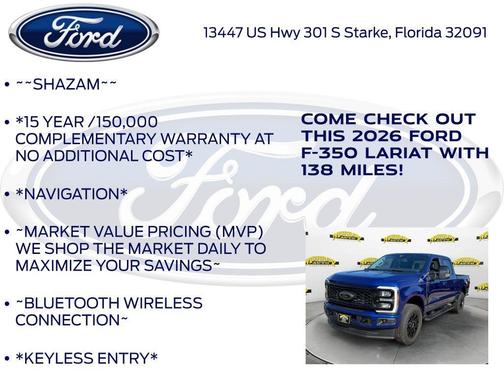 Argon 2026 Ford F-350 Lariat Super Duty