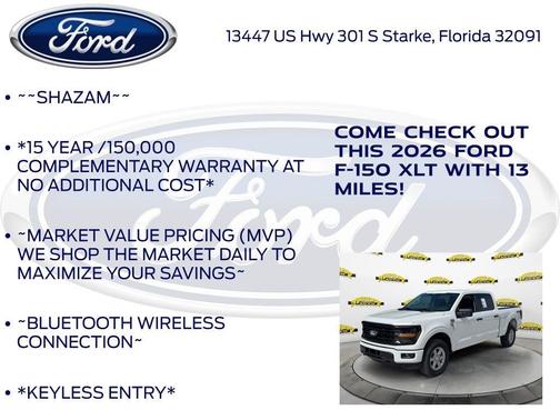 Oxford White 2026 Ford F-150 XLT