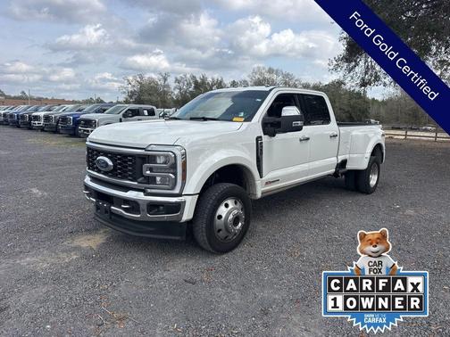 White Metallic 2024 Ford F-450 Lariat Truck