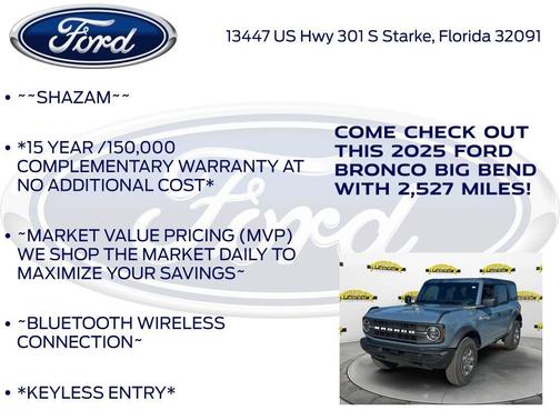 2025 Ford Bronco Big Bend