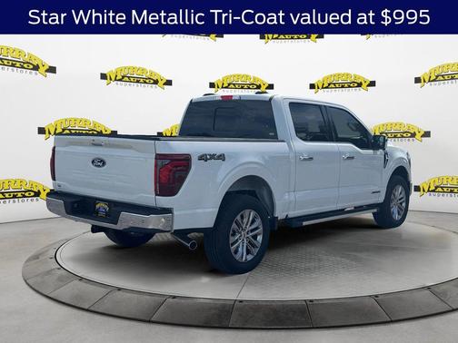 White Metallic 2025 Ford F-150 Lariat