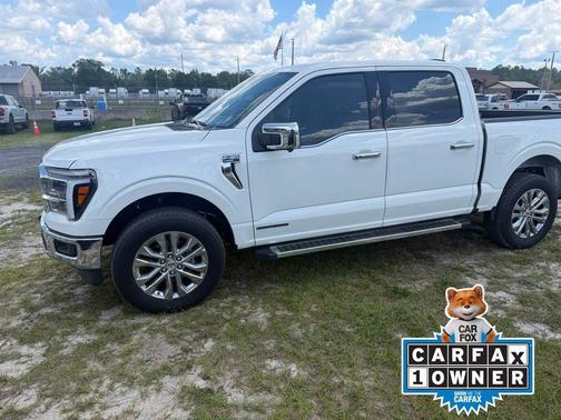 White Metallic 2025 Ford F-150 Lariat