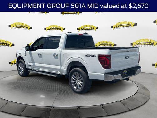 White Metallic 2025 Ford F-150 Lariat
