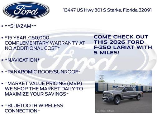 Carbonized Gray Metallic 2026 Ford F-250 Lariat