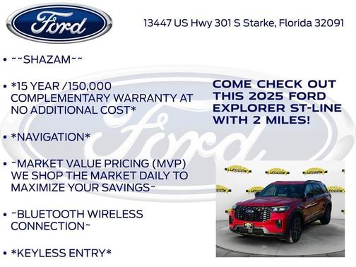 2025 Ford Explorer ST-Line