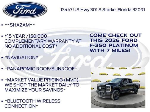 2026 Ford F-350 Platinum