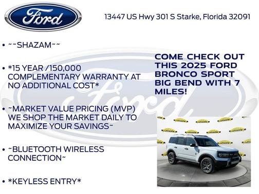 2025 Ford Bronco Sport Big Bend