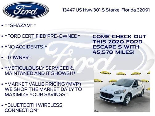 2020 Ford Escape S