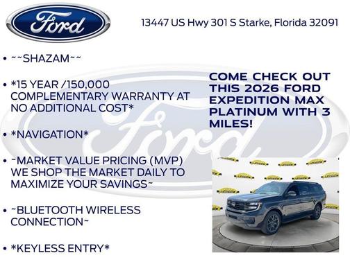 2026 Ford Expedition Max Platinum