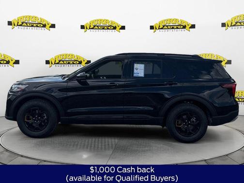 Agate Black Metallic 2026 Ford Explorer Tremor