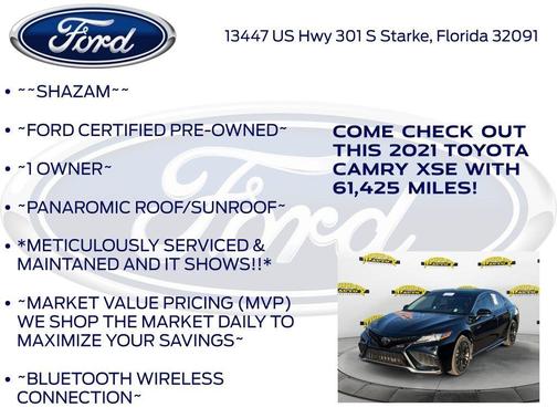 2021 Toyota Camry XSE