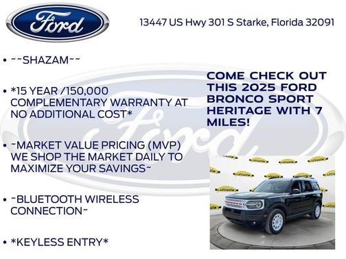 2025 Ford Bronco Sport Heritage