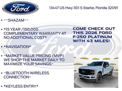 2026 Ford F-250 Platinum