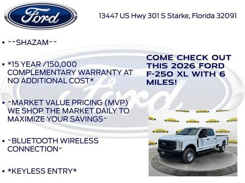 Oxford White 2026 Ford F-250 XL