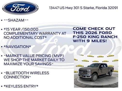 Gray 2026 Ford F-250 King Ranch
