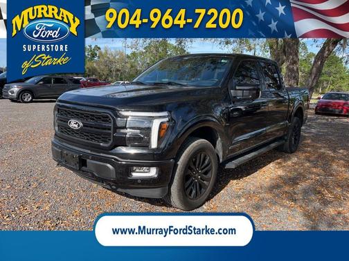 Black Metallic 2024 Ford F-150 Lariat