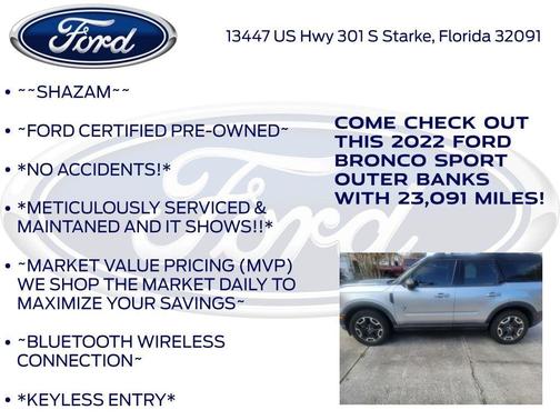 2022 Ford Bronco Sport Outer Banks