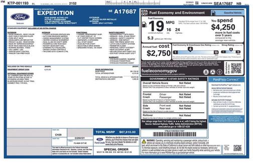Silver Metallic 2025 Ford Expedition Active